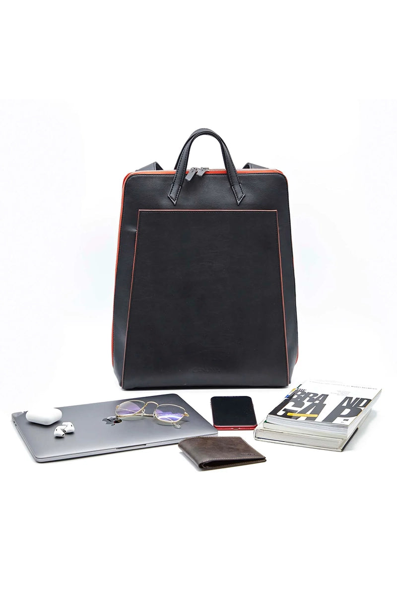 Urban Backpack- Negra/roja