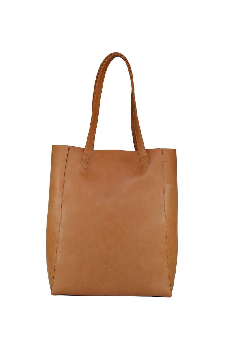 Bolso piel vegana - camel