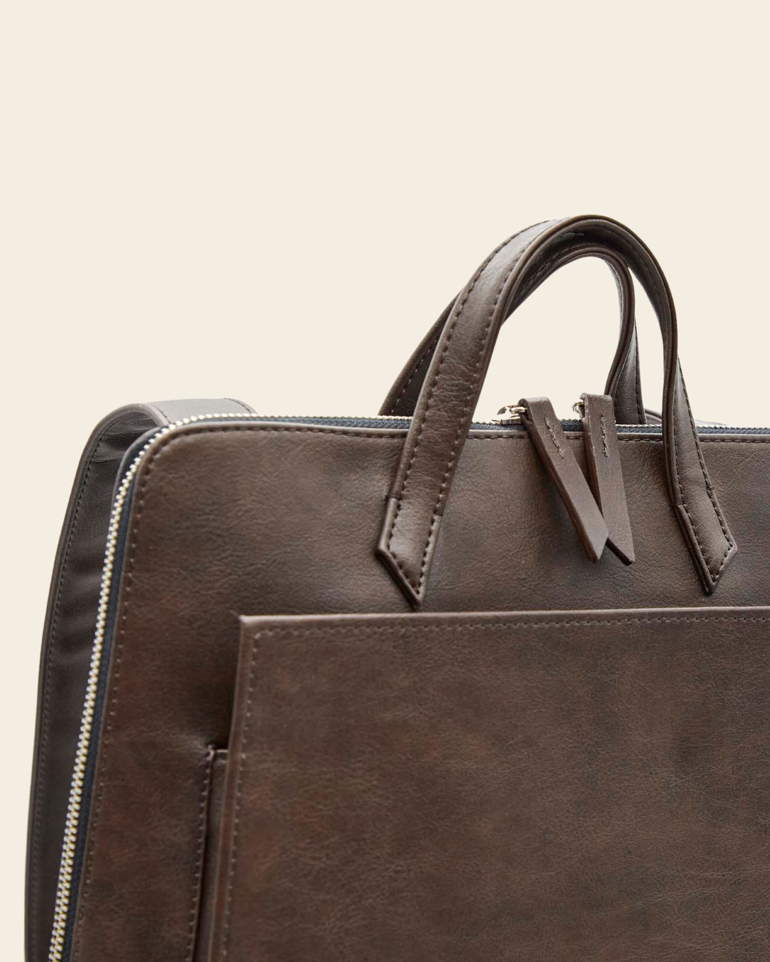 Mochila urbana para portátil - Marrón