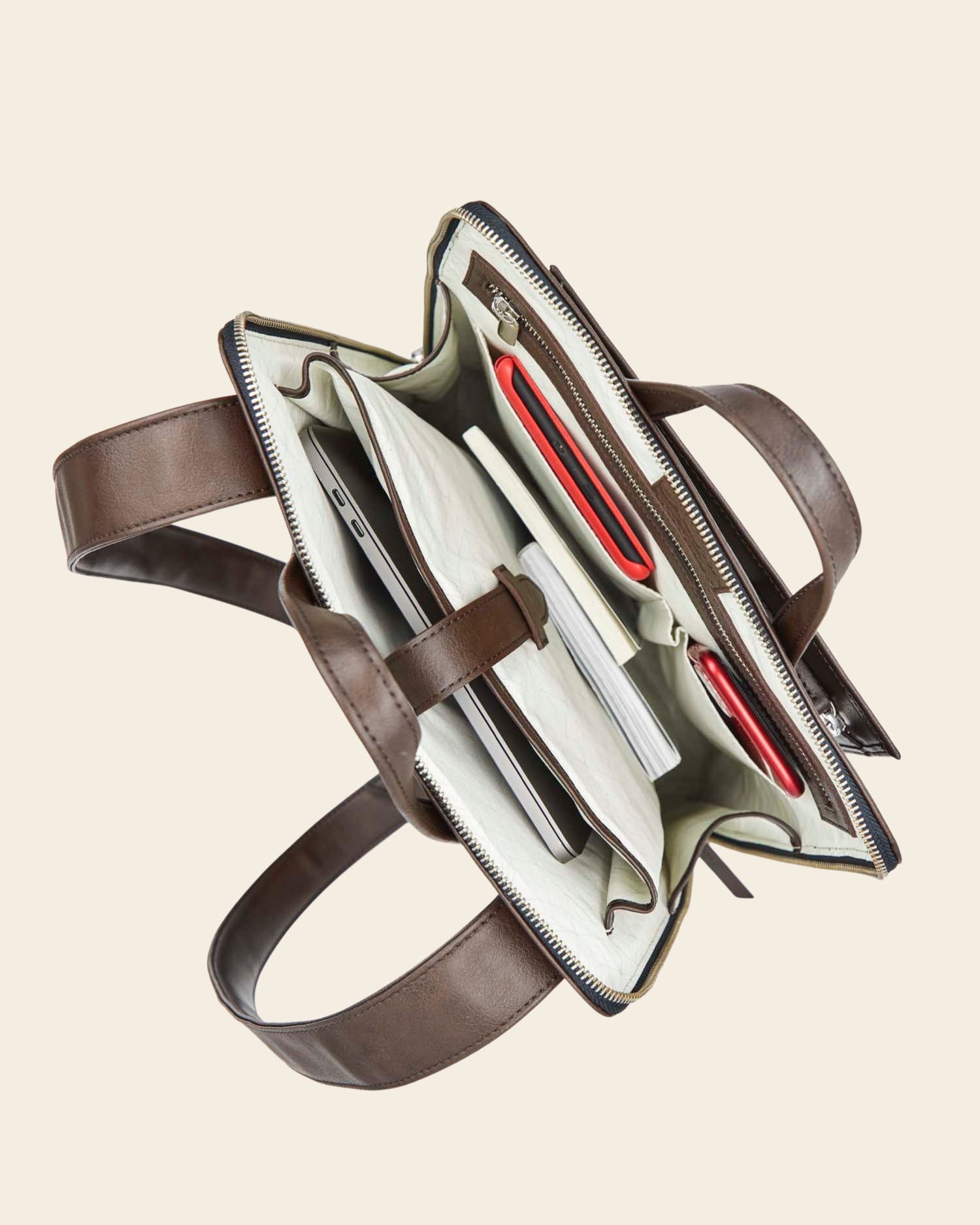 Mochila urbana para portátil - Marrón