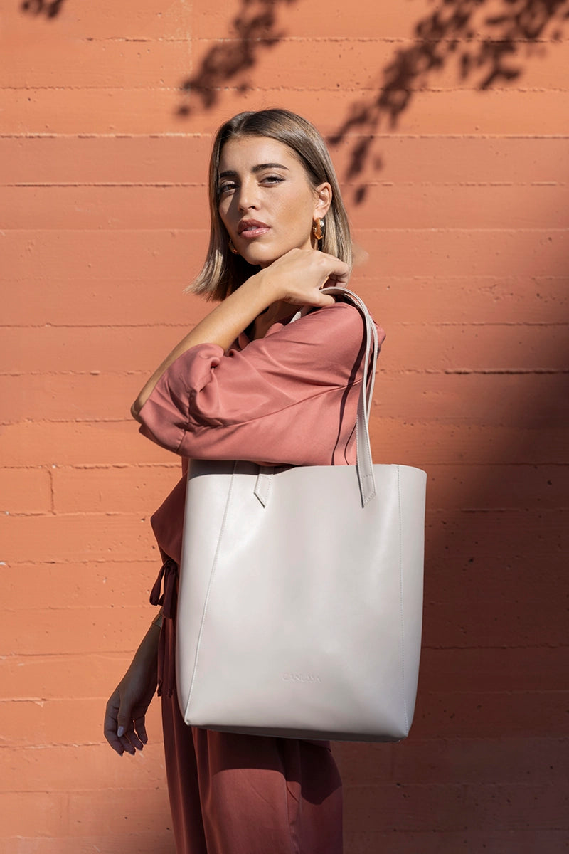 Bolso vegano duradero - Color Piedra