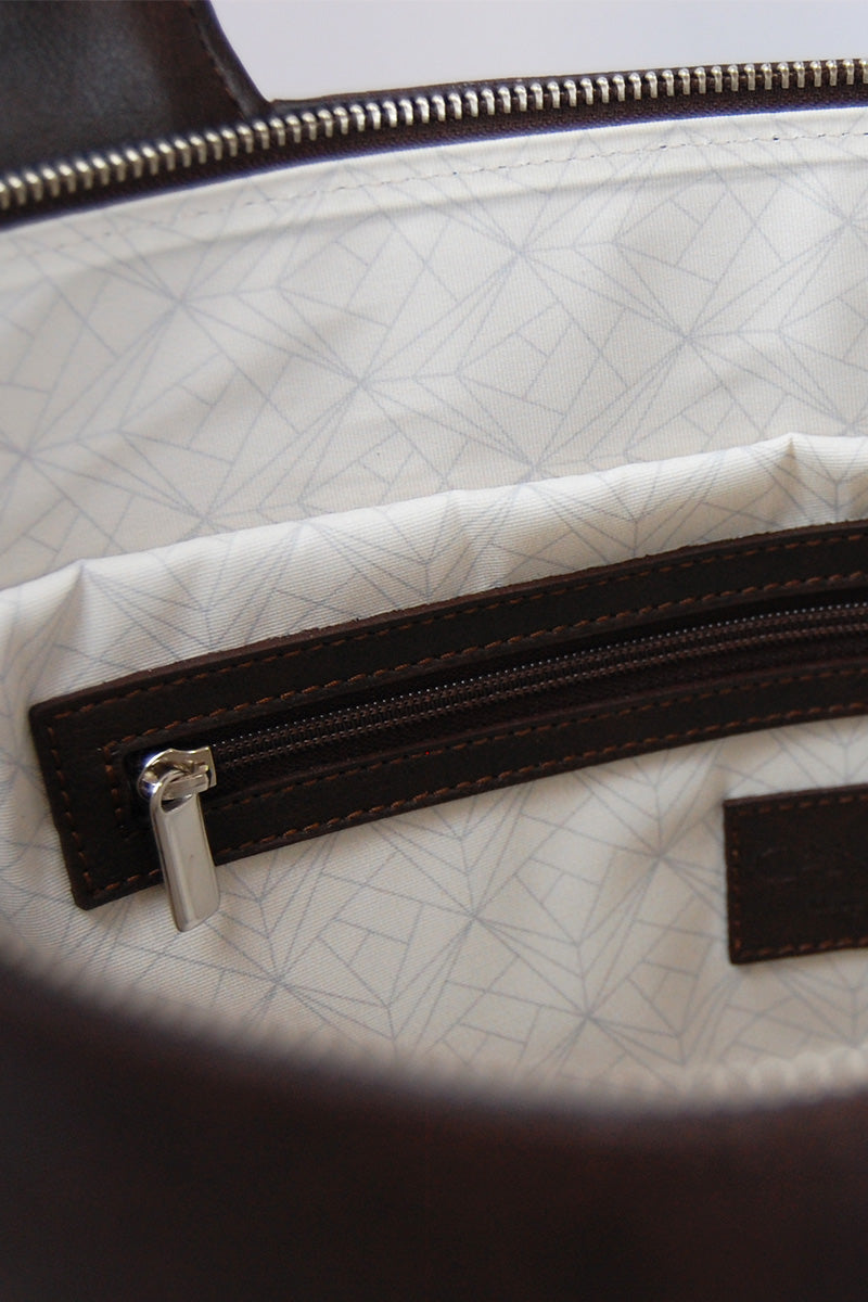Sac élégant végane – couleur chocolat