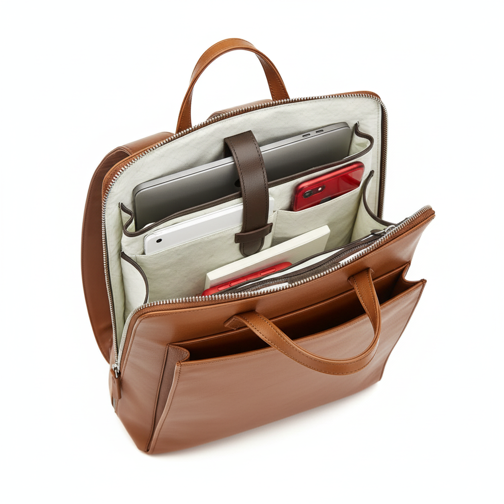 Urban laptop backpack - Camel