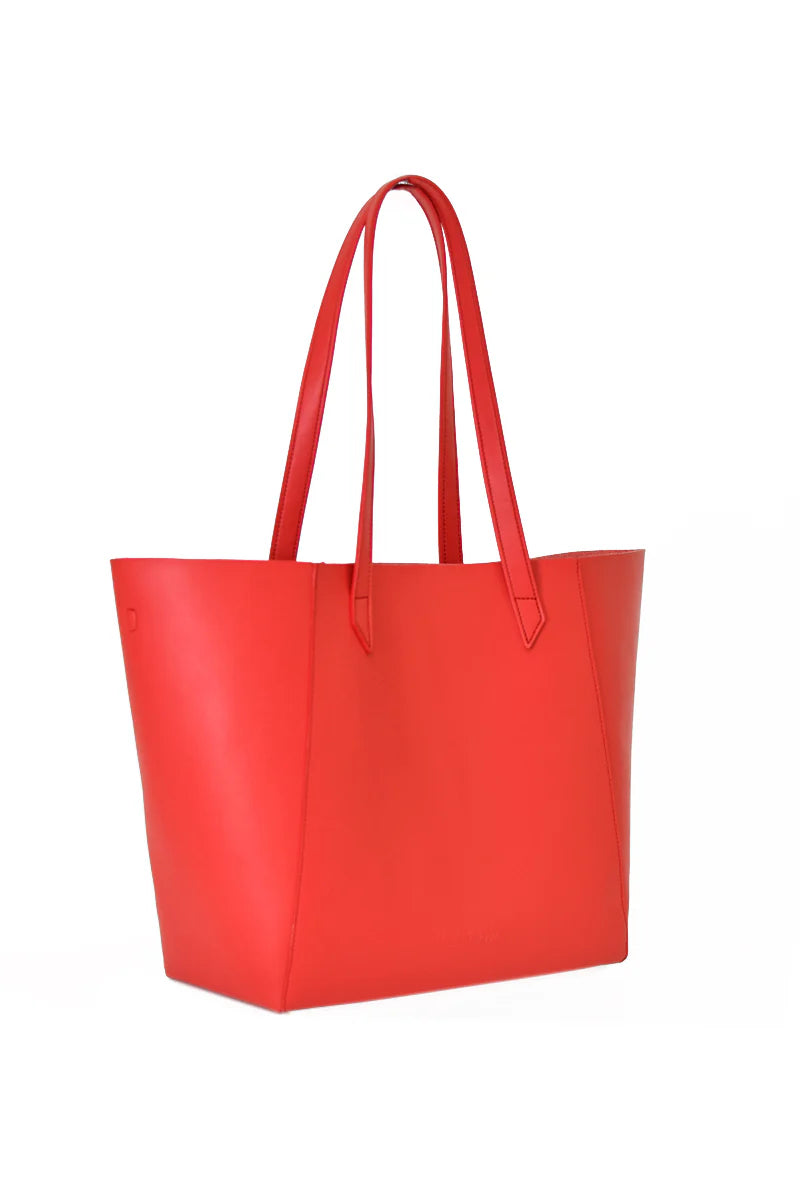 Bolso elegante vegano, color cherry
