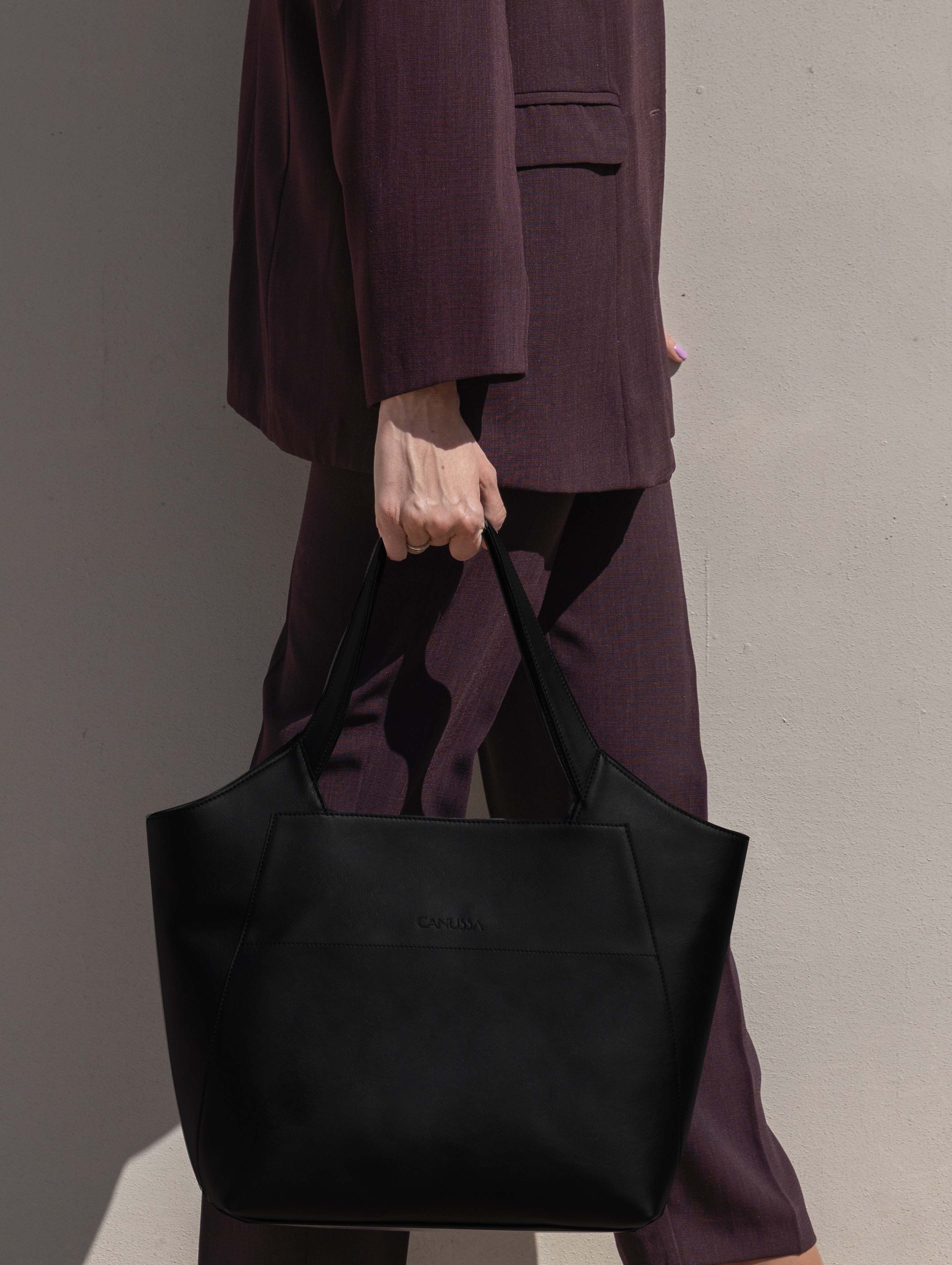 Bolso profesional mujer - vegana color negro