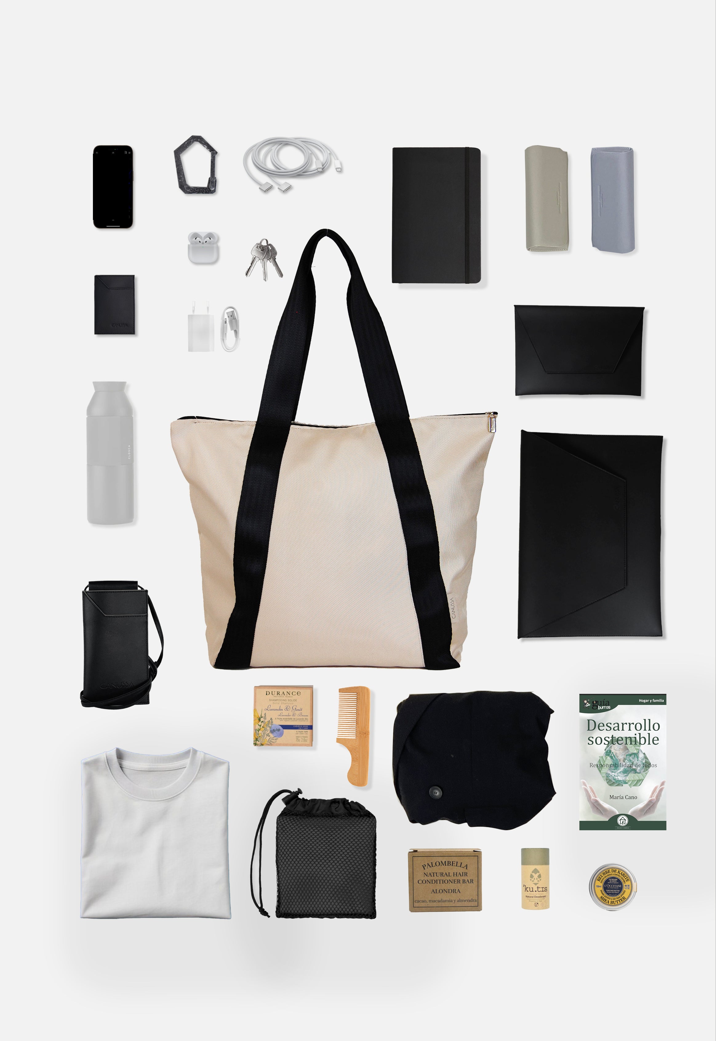 Urban bag hand made - stone