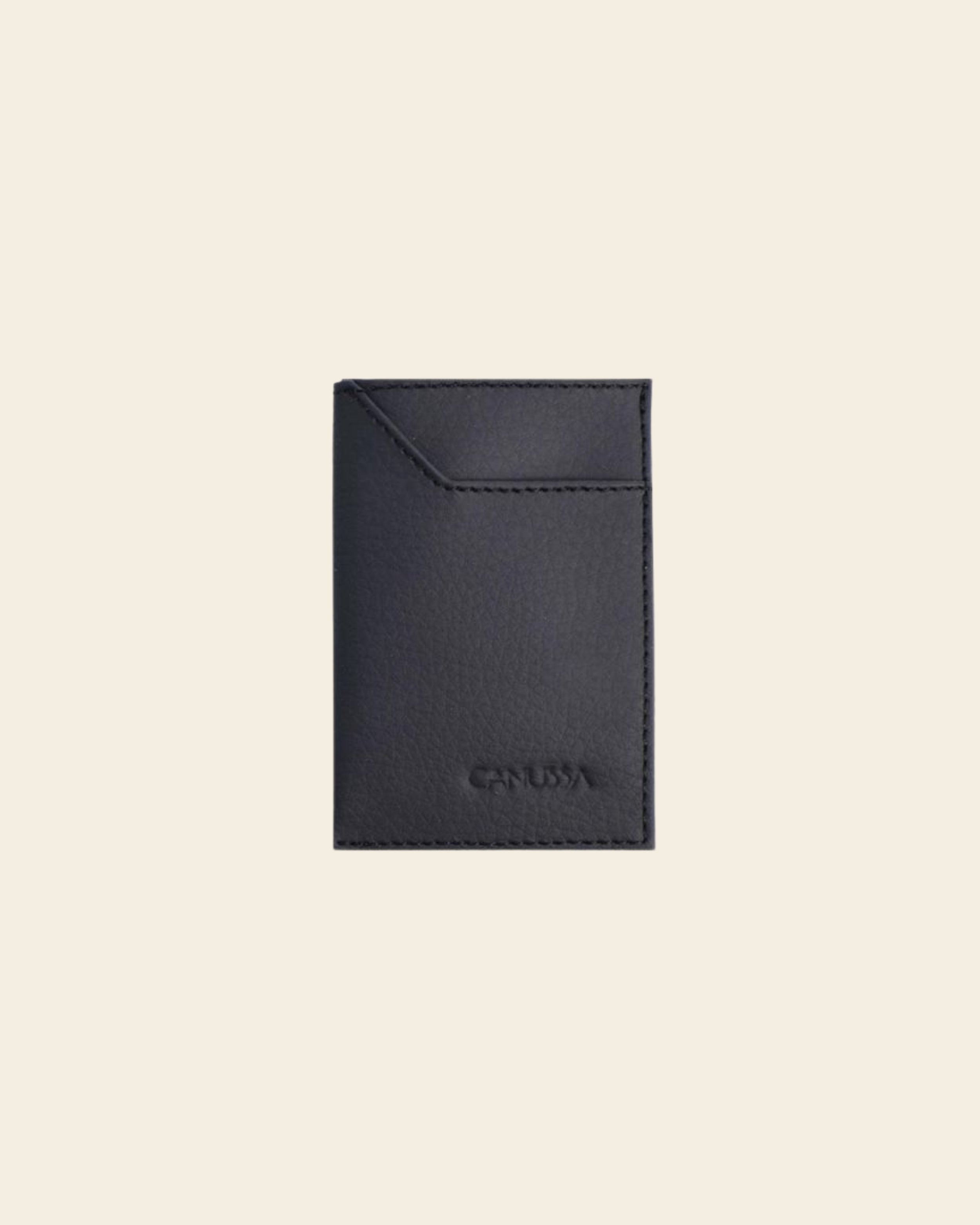 Persimmon slim card holder - Black