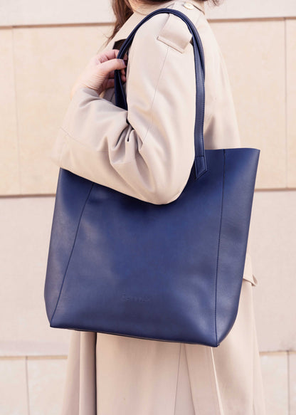 Basic shoulder bag - Navy Blue