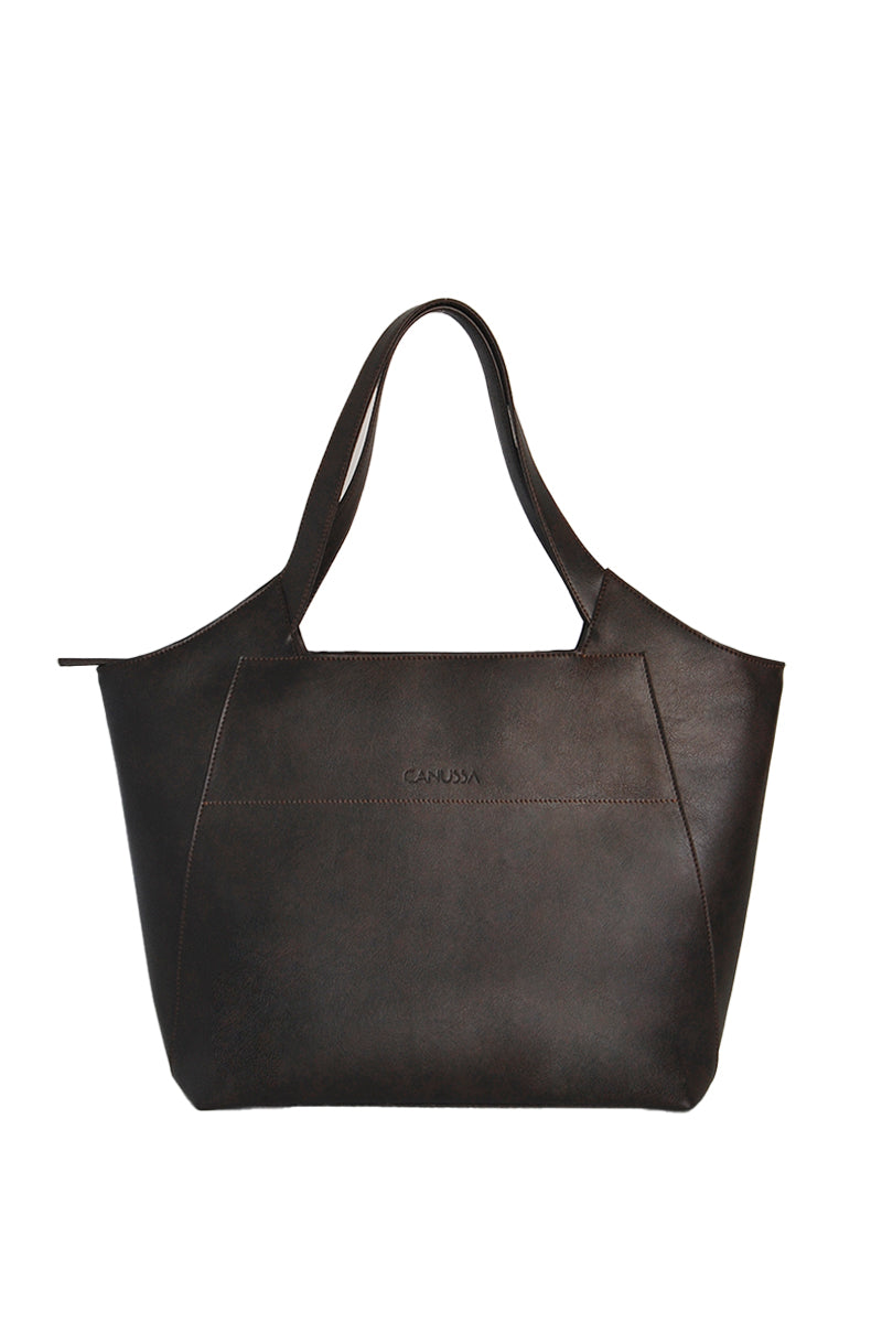 Bolso vegano elegante - color chocolate