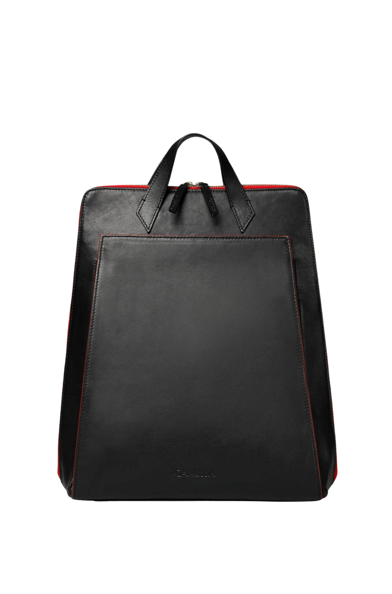 Second Life | Urban laptop backpack - Black/Red