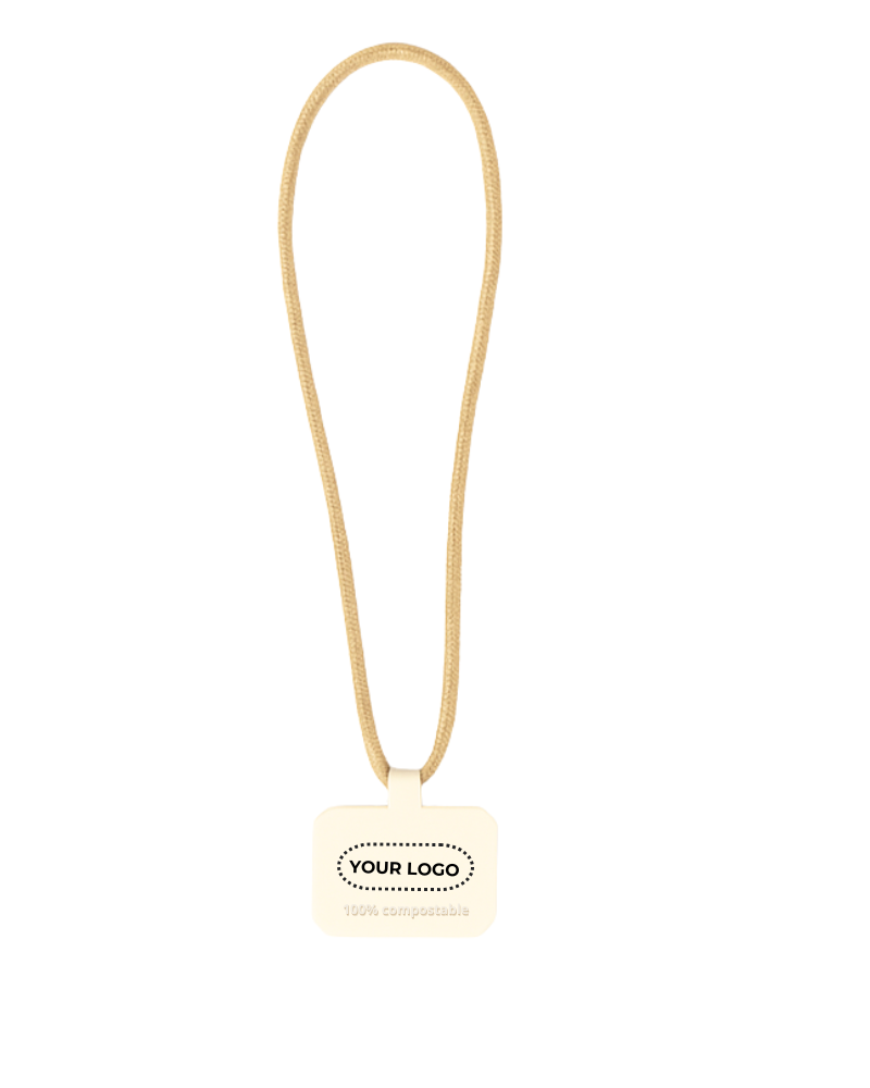 Compostable lanyard