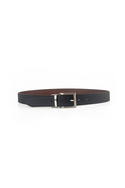 Reverse reversible belt – Black/Hazelnut