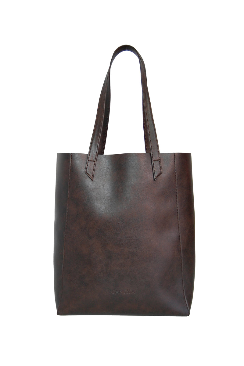 Chocolate color vegan Bag