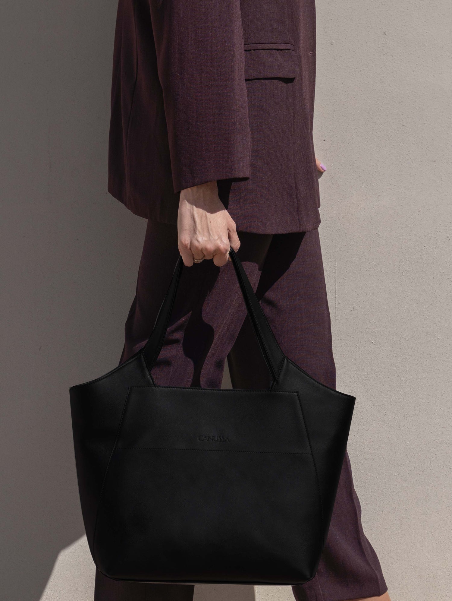 Bolso profesional mujer - vegana color negro