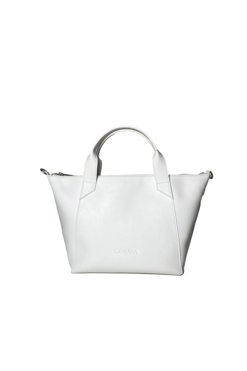 White Vegan Crossbody Bag Made in Spain