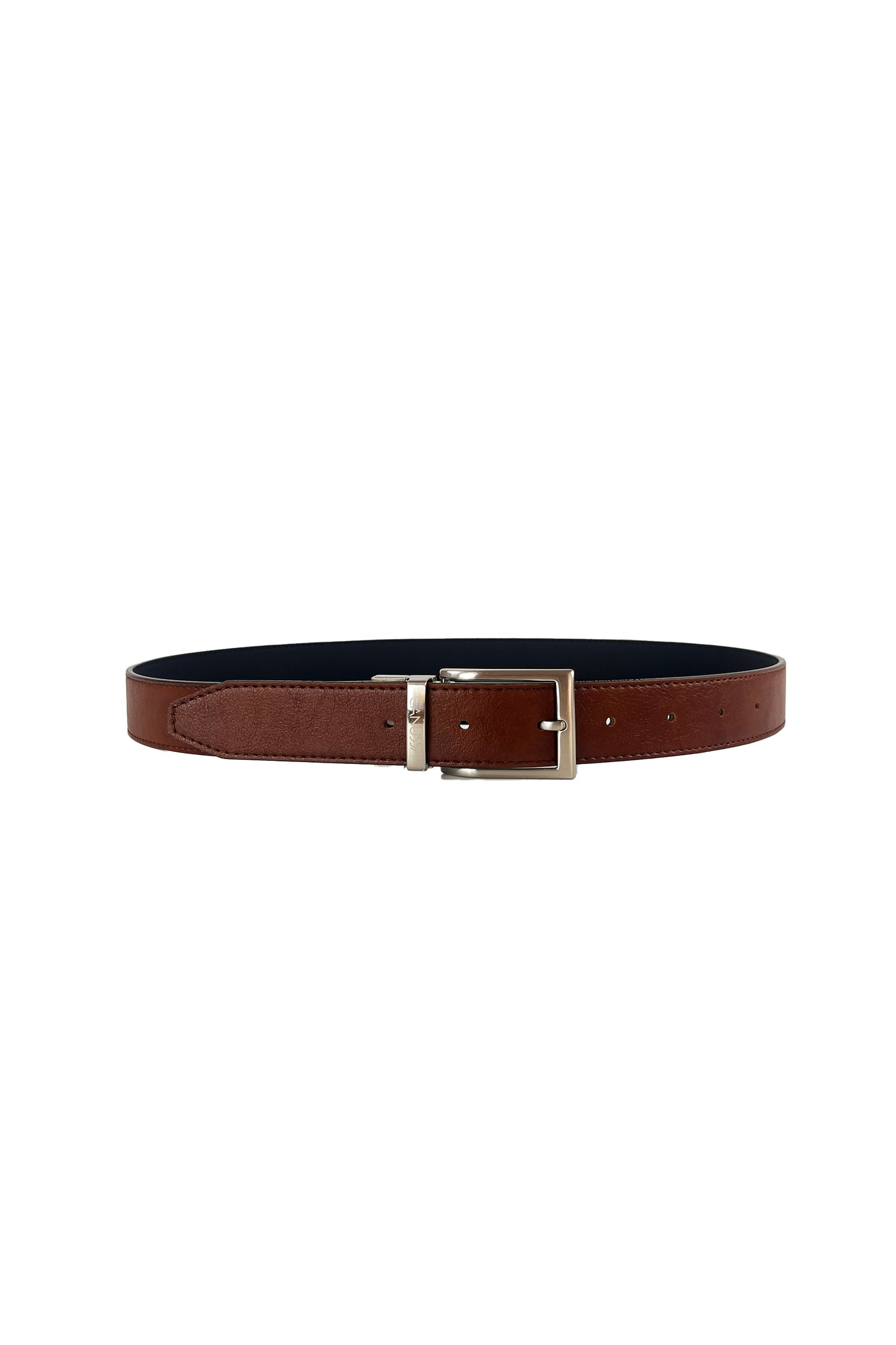 Reverse reversible belt – Black/Hazelnut