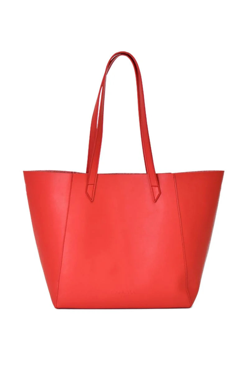 Bolso piel vegana - color cherry