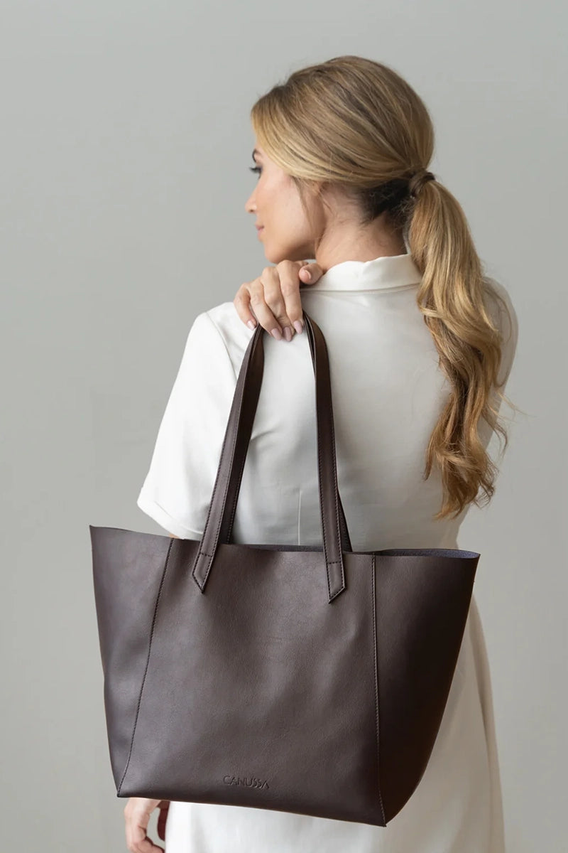 Bolso hombro versátil - color chocolate