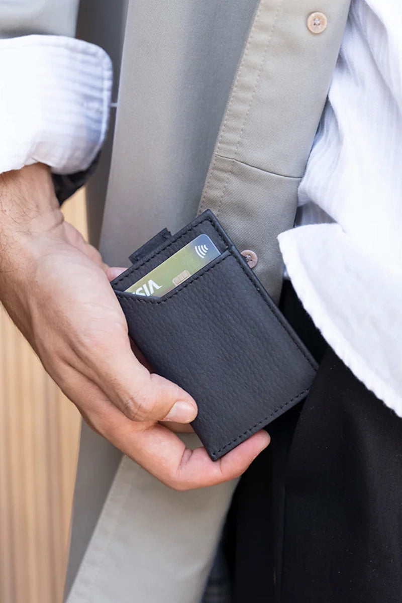 Porte-cartes kaki – cadeaux d'entreprise durables premium
